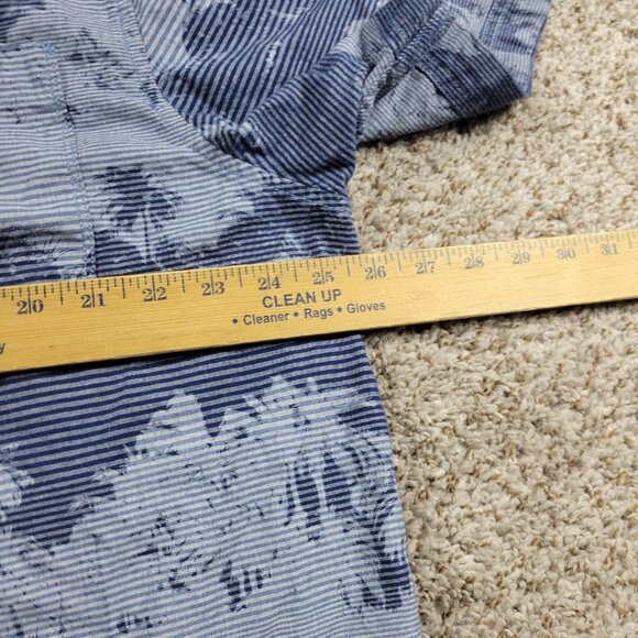 Tommy Bahama Shirt Mens XL Blue Floral Button Up Short Sleeve Hawaiian - Picture 4 of 7